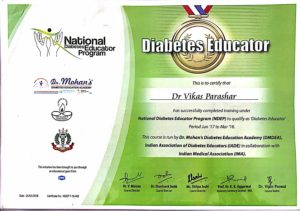 Certificates dr Vikas Parashar